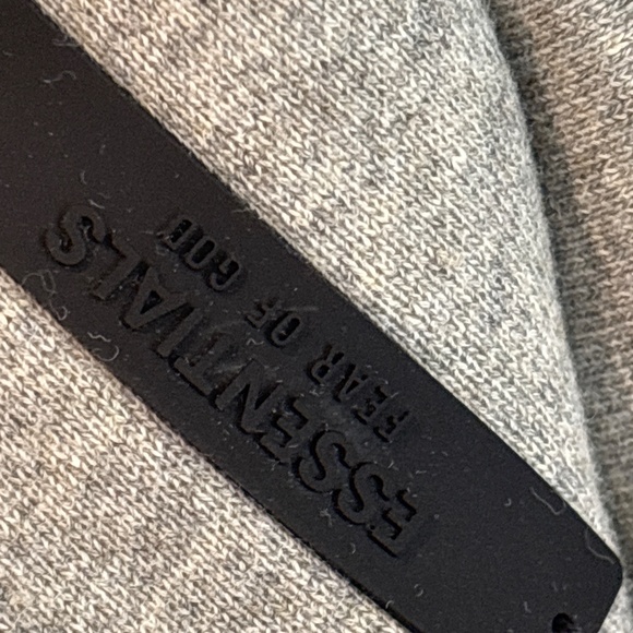 Fear of God State Heather Grey Oversized Heavyweight Hoodie Mens Large - Picture 6 of 6